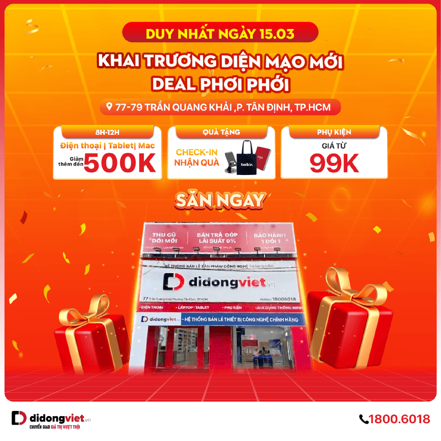 Ưu đãi duy nhất