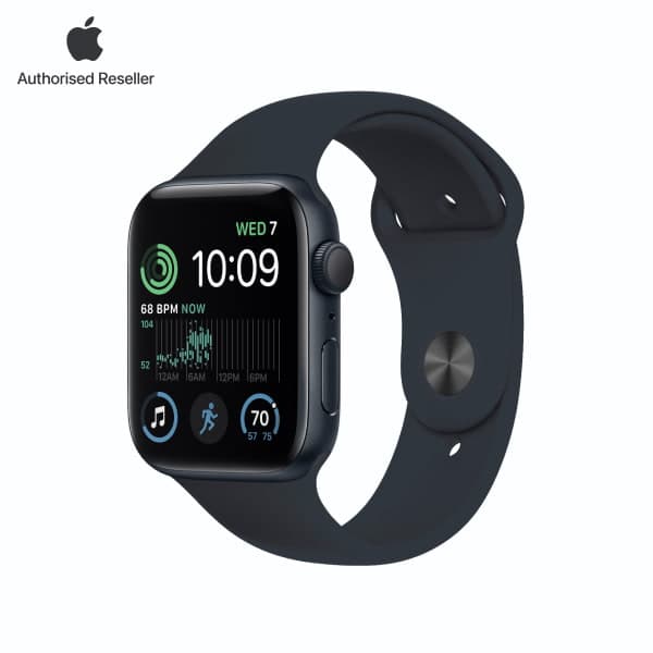 Apple Watch SE 2 (2022) 44mm (LTE) Viền nhôm - Dây cao su