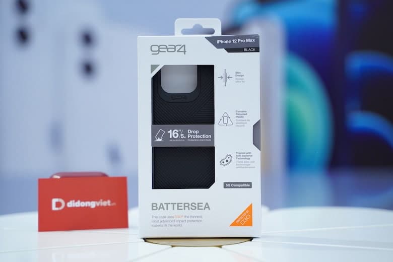 Ốp lưng iPhone 12 Pro Max chống sốc GEAR4 D3O Batt - ảnh 5