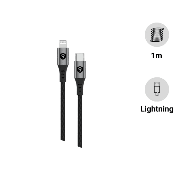 Cáp sạc 9Fit USB-C to Lightning 1m