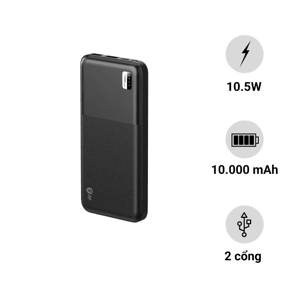 Pin sạc dự phòng 9Fit Lite 10.000mAh 9PL10K1WE