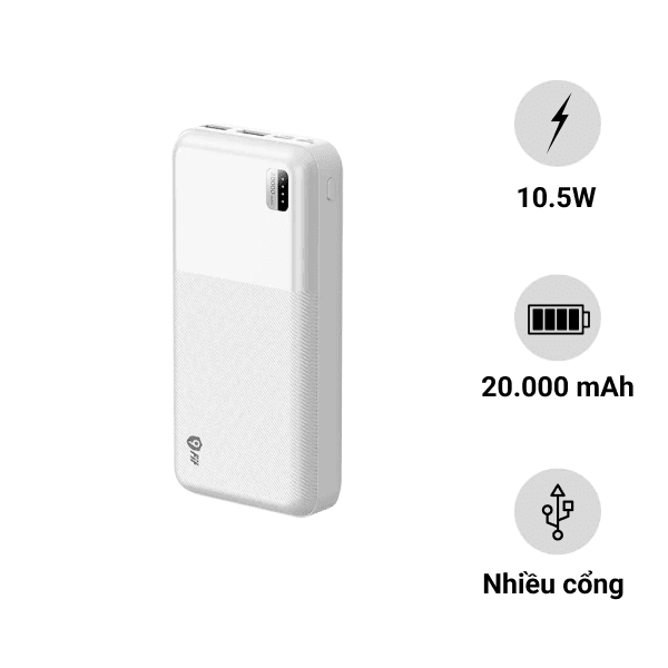 Pin sạc dự phòng 9Fit Lite 20.000mAh 9PL20K1