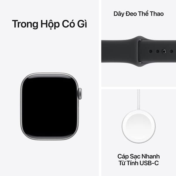 Apple Watch Series 11 42mm (GPS) Viền nhôm - Dây cao su S/M - ảnh 8