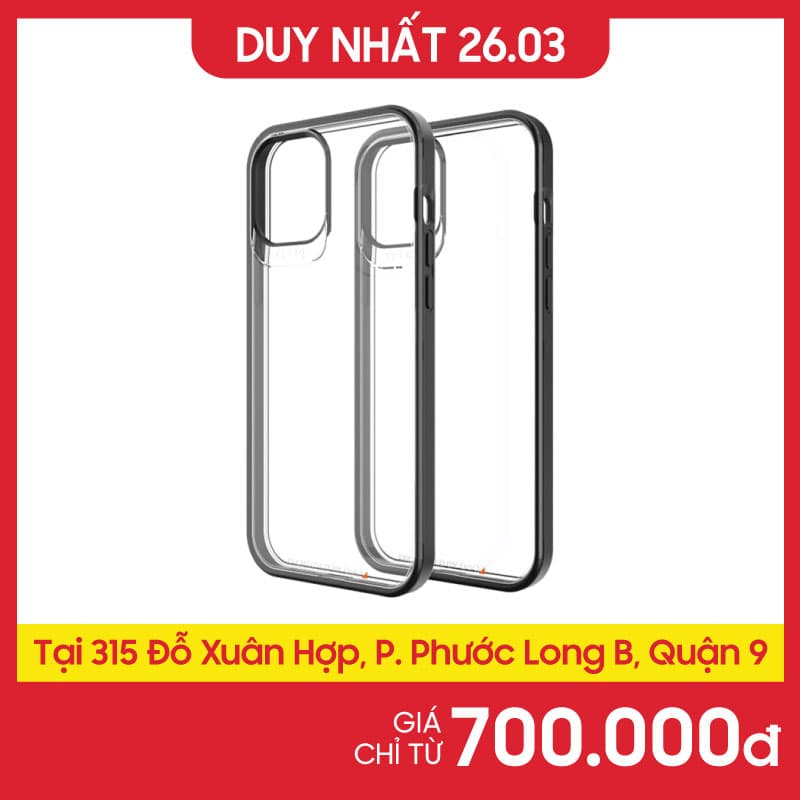 Ốp lưng iPhone 12 Pro Max chống sốc GEAR4 D3O Hack - ảnh 1