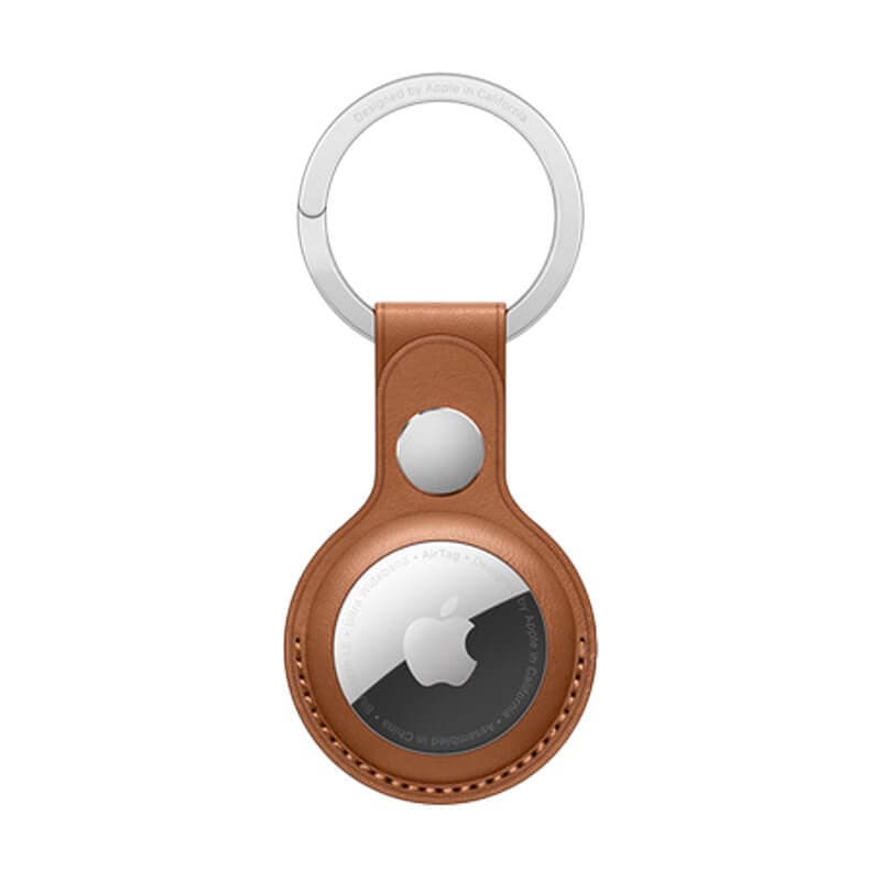 Apple AirTag Leather Key Ring Chính Hãng - ảnh 1