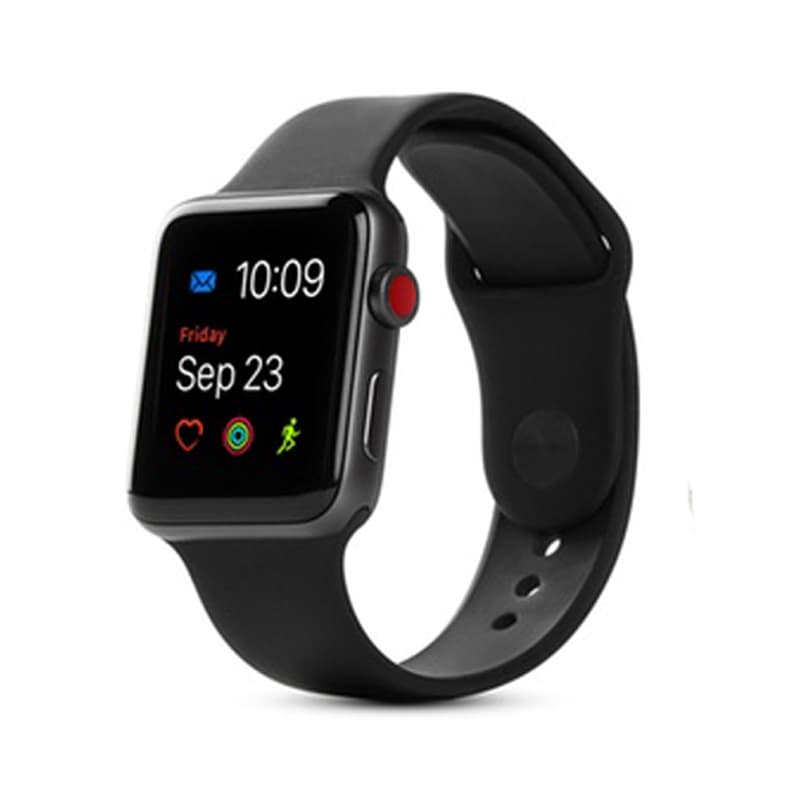 Apple Watch Series 3 38mm (4G) viền nhôm đen - Dây cao su (Likenew)