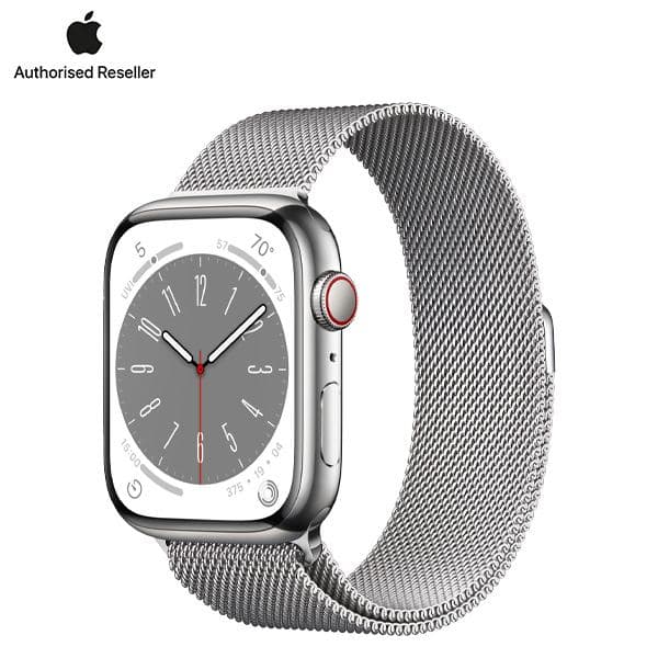 Apple Watch Series 8 45mm (LTE) Viền thép - Dây thép