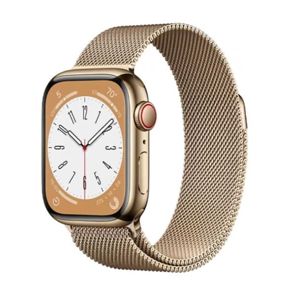 Apple Watch Series 8 45mm (LTE) Viền thép - Dây thép - ảnh 1