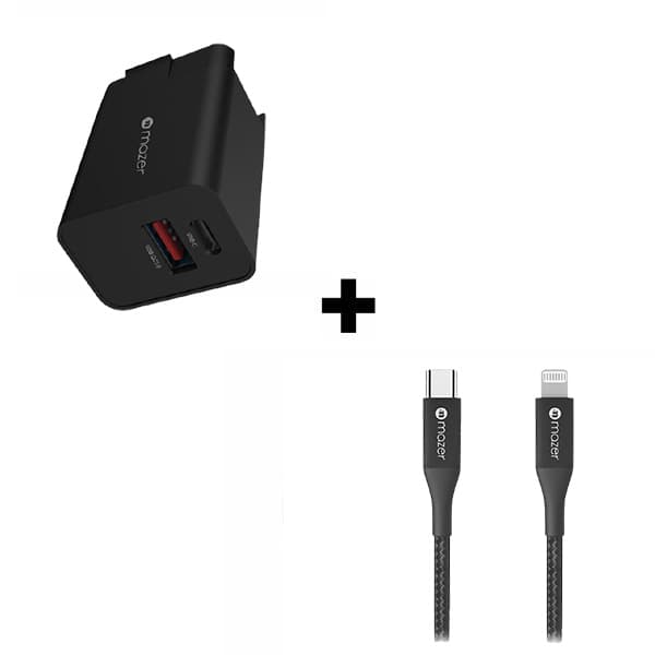 Bộ combo cáp sạc Mazer 20W Type-C to Lightning