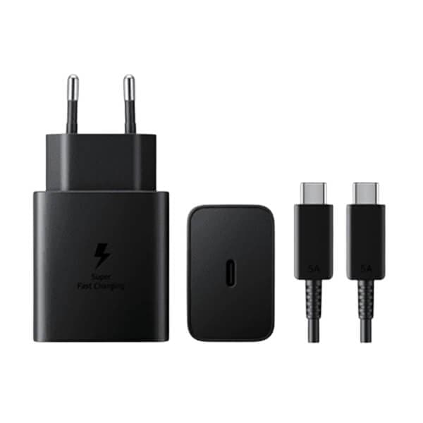 Bộ củ cáp sạc nhanh 45W Samsung màu đen