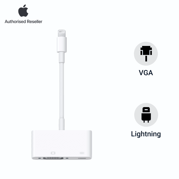 Cáp chuyển đổi Apple Lightning to VGA Chính hãng