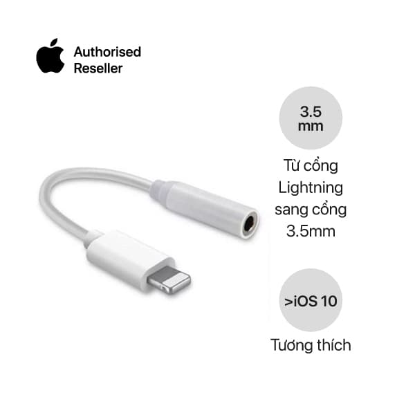 Dây cáp chuyển Lightning sang 3.5 cho iPhone 7 - ảnh 4