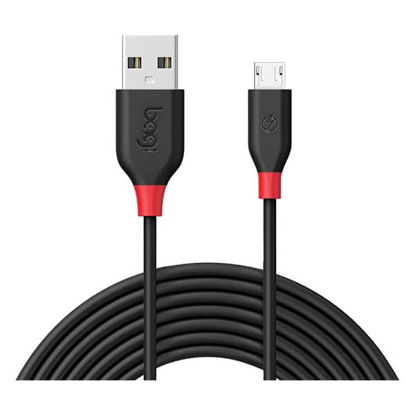 Cáp sạc Bagi USB-A to Micro (1m) vỏ dù MS120