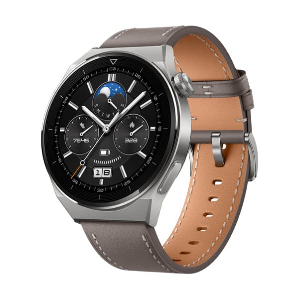 Đồng hồ thông minh Huawei Watch GT3 Pro Classic - Dây da xám - ảnh 1