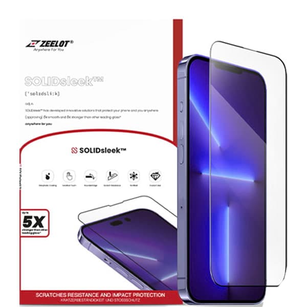 KCL IPHONE 14 PLUS/13 PRO MAX - ZEELOT - TRONG VIỀN ĐEN - ảnh 2