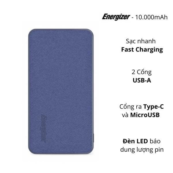 Pin sạc dự phòng Energizer 20000mAh - UE20043