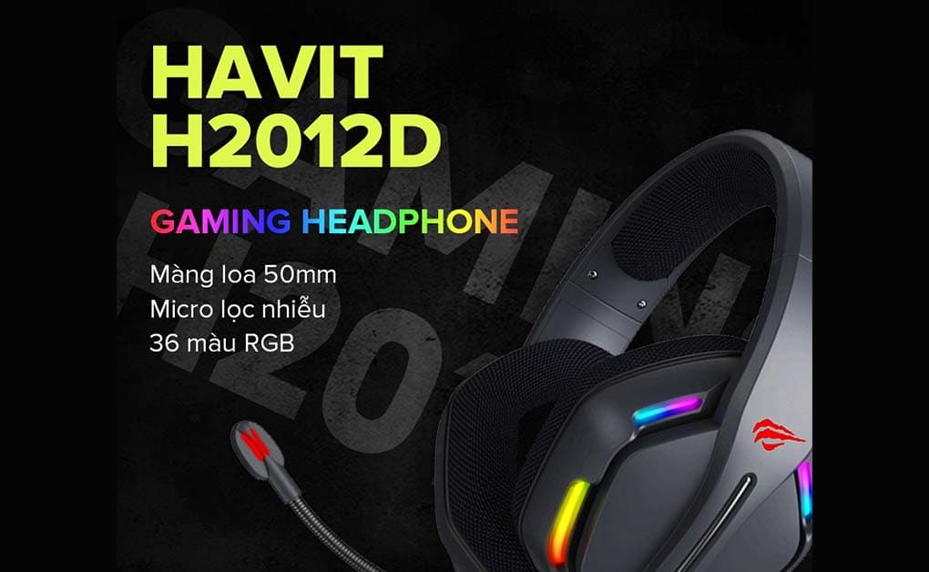 Tai nghe Gaming Havit H2012D-Màu đen - ảnh 3