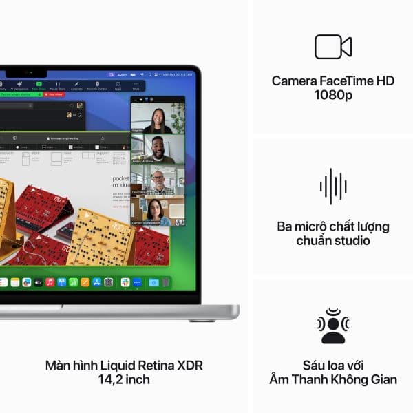 MacBook Pro M3 Pro 14 inch 2023 | 18GB/1TB Chính Hãng - ảnh 5