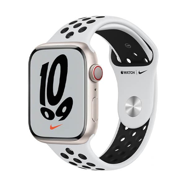 Apple Watch Nike Series 7 41mm (GPS) Viền nhôm - Dây cao su Chính hãng (Fullbox, Likenew)