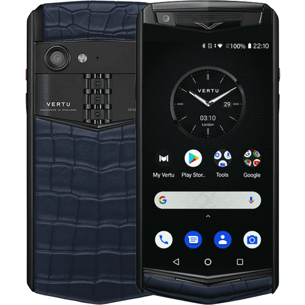 Vertu Aster P Gothic Alligator Navy Blue - ảnh 1