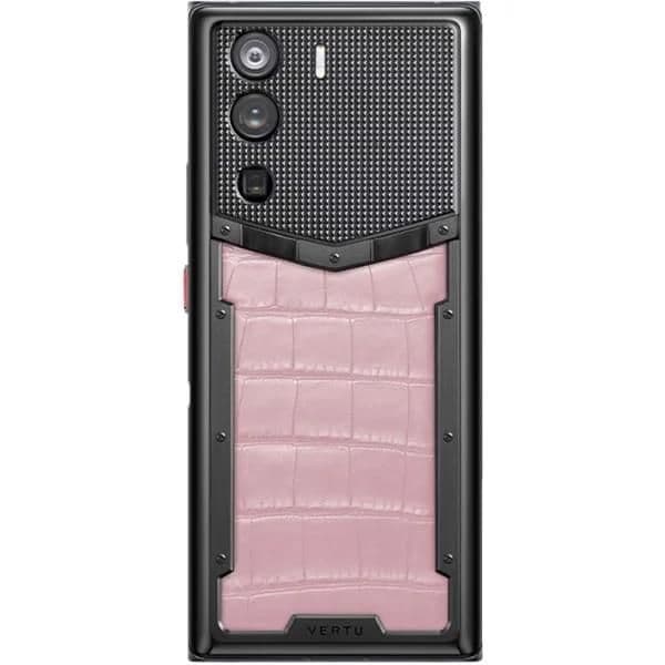 METAVERTU CURVE Sakura Pink Alligator Leather Clous De Paris Pro - ảnh 1