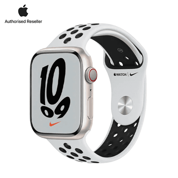 Apple Watch Nike Series 7 41mm (4G) Viền nhôm - Dây cao su