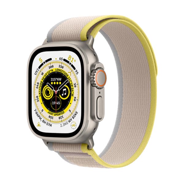 Apple Watch Ultra 49mm (LTE) viền Titan - Dây Trail Loop size S/M - ảnh 1