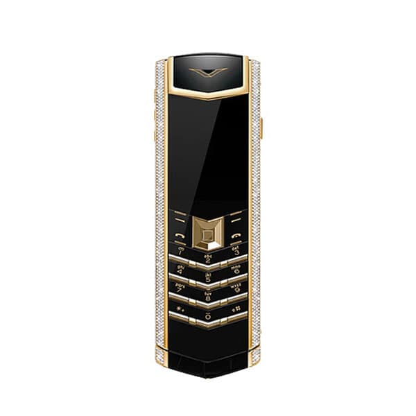 Vertu Signature V Gold Diamond Alligator