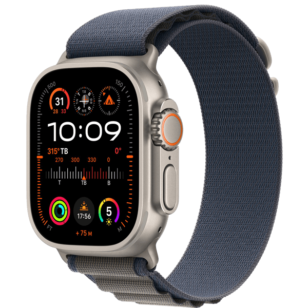 Apple Watch Ultra 2 49mm (LTE) Viền Titan - Dây Alpine Loop size M - ảnh 1
