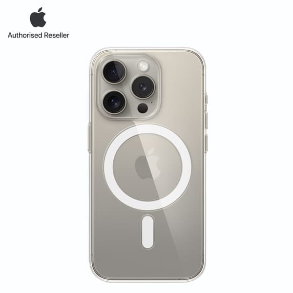 Ốp lưng MagSafe iPhone 15 Pro Max trong suốt Chính Hãng