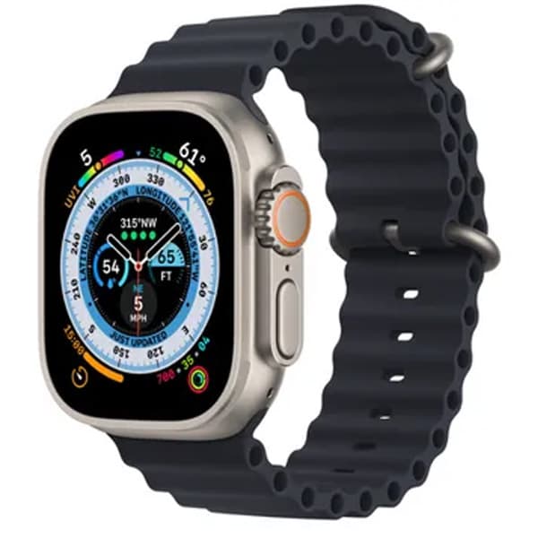 Apple Watch Ultra 49mm (LTE) Viền Titan - Dây cao su (Likenew) - ảnh 1