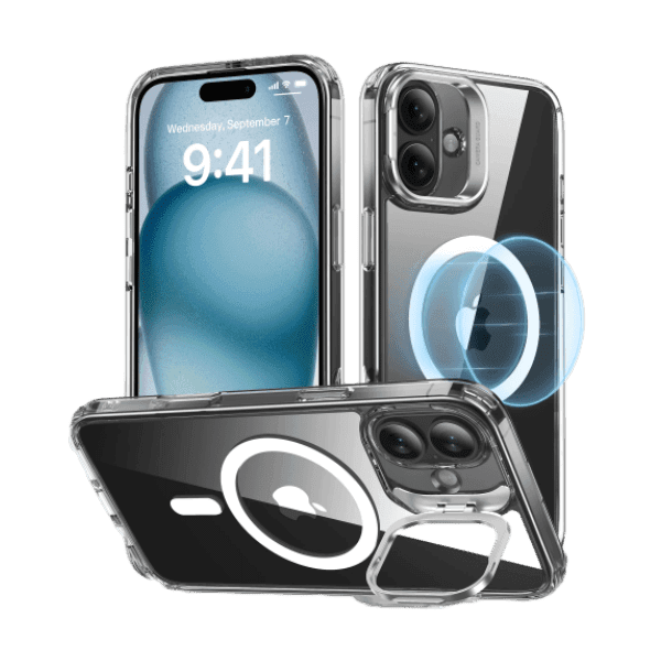 Ốp lưng iPhone 16 ESR Classic Hybrid HaloLock (kèm giá đỡ)