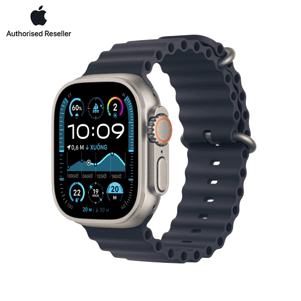 Apple Watch Ultra 2 (2024) 49mm (LTE) Viền Titan - Dây Ocean - ảnh 1