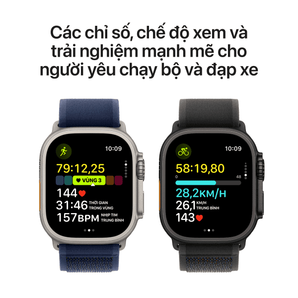 Apple Watch Ultra 2 (2024) 49mm (LTE) Viền Titan - Dây Alpine size S - ảnh 4