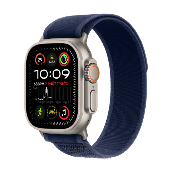 Apple Watch Ultra 2 (2024) 49mm (LTE) Viền Titan - Dây Trail S/M - ảnh 1