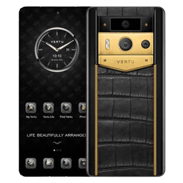 METAVERTU 2 MAX Generation Luxury Custom Made Alligator Gold Black - ảnh 1