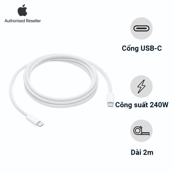 Cáp Sạc Apple USB-C 240W (2m) Chính Hãng