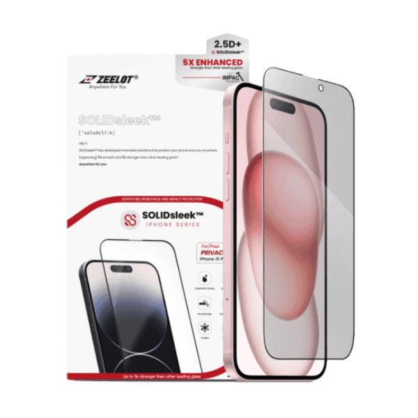 Dán cường lực iPhone 15 Plus Zeelot Chống nhìn trộm