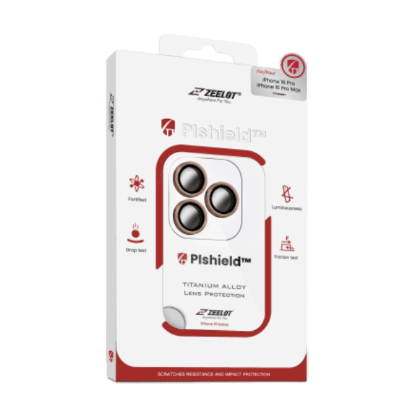 Dán cường lực camera iPhone 16 Pro /16 Pro Max Zeelot Pishield