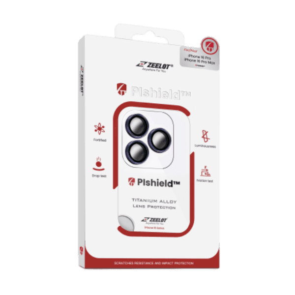 Dán cường lực camera iPhone 16 Pro /16 Pro Max Zeelot Pishield - ảnh 1