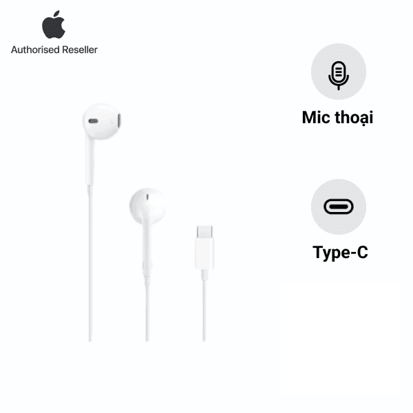 Tai nghe Apple Earpods with Type-C Connector (MYQY3ZA/A) Chính Hãng