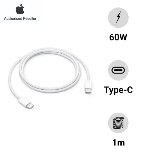 Cáp sạc Apple USB-C sang Type-C 60W (1m) Chính Hãng