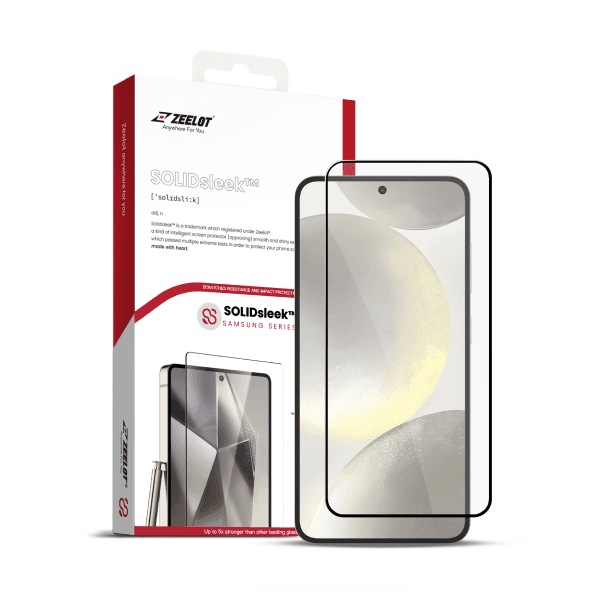 Dán kính cường lực Samsung Galaxy S25 Zeelot Solidsleek 2.5D - ảnh 1