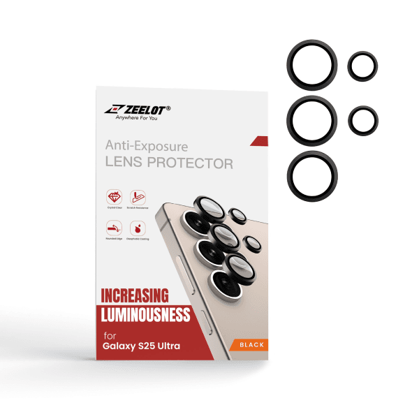 Dán kính cường lực Camera Samsung Galaxy S25 Ultra Zeelot Pishield - ảnh 1