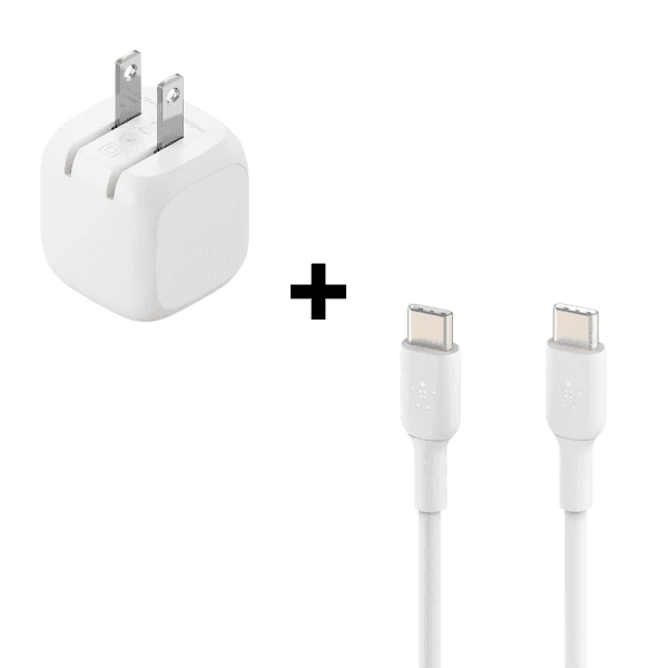 Bộ Combo cáp sạc Belkin 45W Type C-C màu trắng