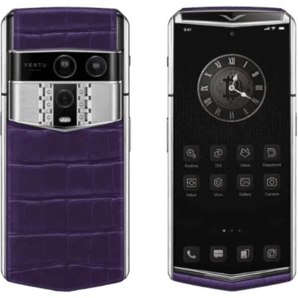 Vertu Agent Q Silver Advanced Set Grape Purple Alli 1TB - ảnh 1