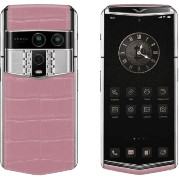 Vertu Agent Q Silver Advanced Set Sakura Pink Alli 1TB - ảnh 1