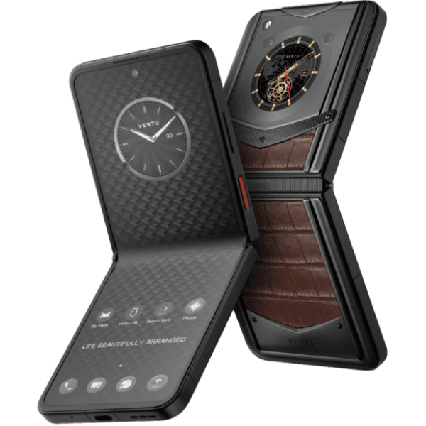 Vertu Ironflip Amber Brown Bes Fee Alligator Skin - ảnh 2