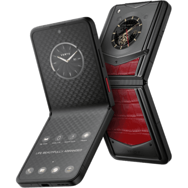 Vertu Ironflip Flame Red Alli Bes Fee Alligator Skin - ảnh 2