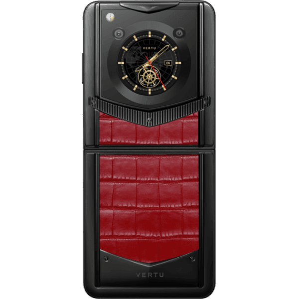Vertu Ironflip Flame Red Alli Bes Fee Alligator Skin - ảnh 1